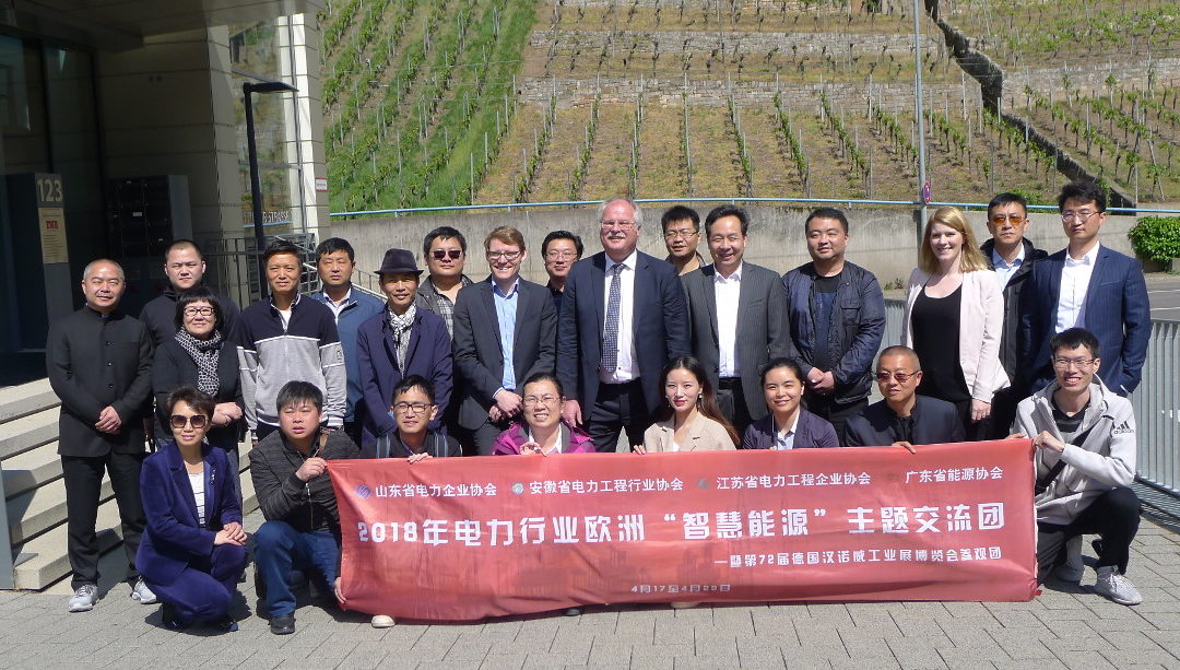 Internationaler Besuch beim Neckar-Elektrizitätsverband – chinesische Delegation interessiert an Erfahrungsaustausch
